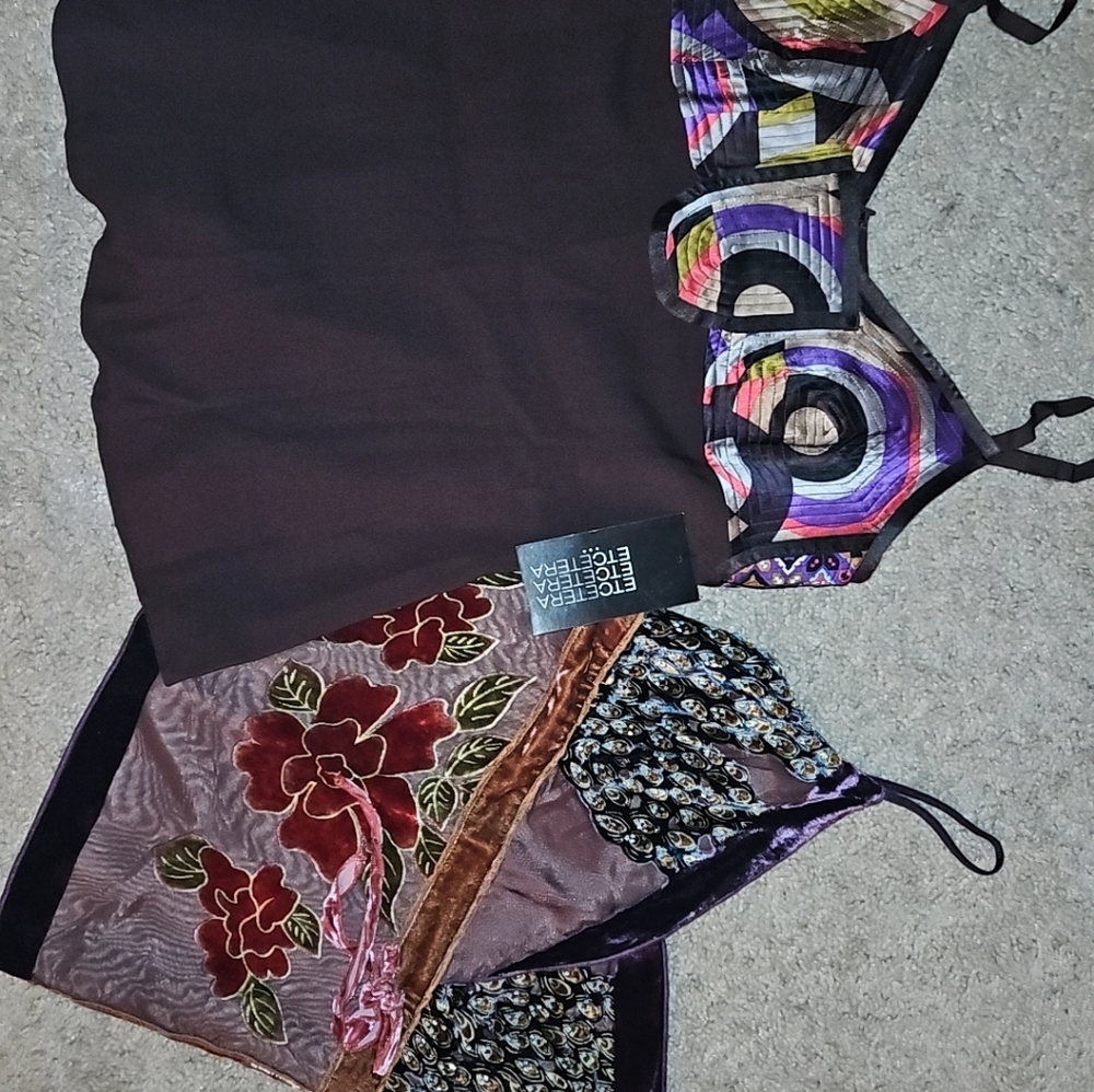 NWT Etcetera Size 2 Tank Top w/free Size 0 crop tank (2 for 1)